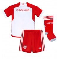 Echipament fotbal Bayern Munich Tricou Acasa 2023-24 pentru copii maneca scurta (+ Pantaloni scurti)